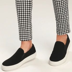 Steve Madden Suede Flatform Sneaks